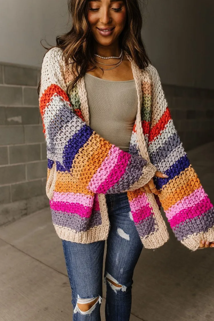 Olivia Rainbow Cardigan