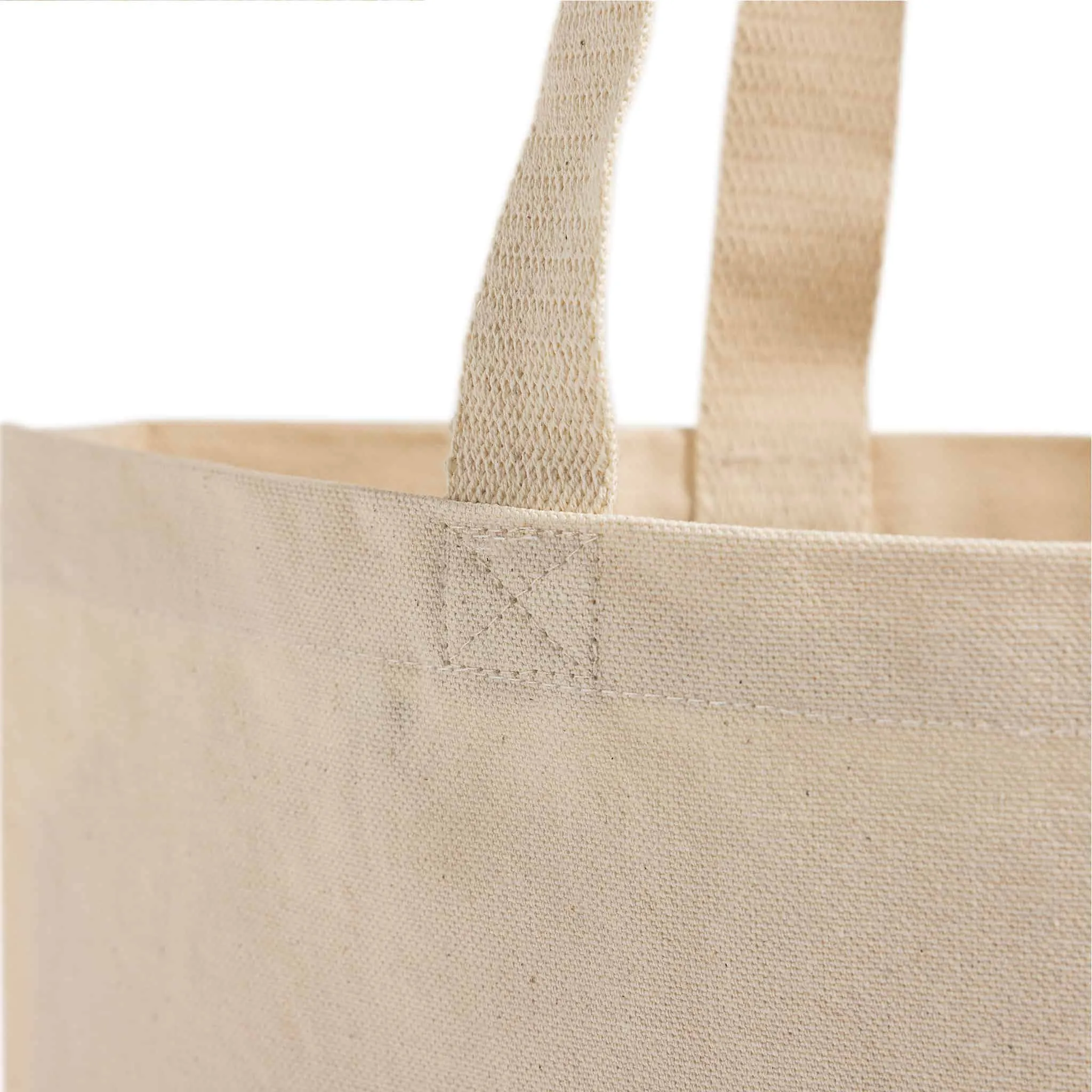 Organic Cotton Heavy Canvas Tote Bags Flat Bottom - OR200