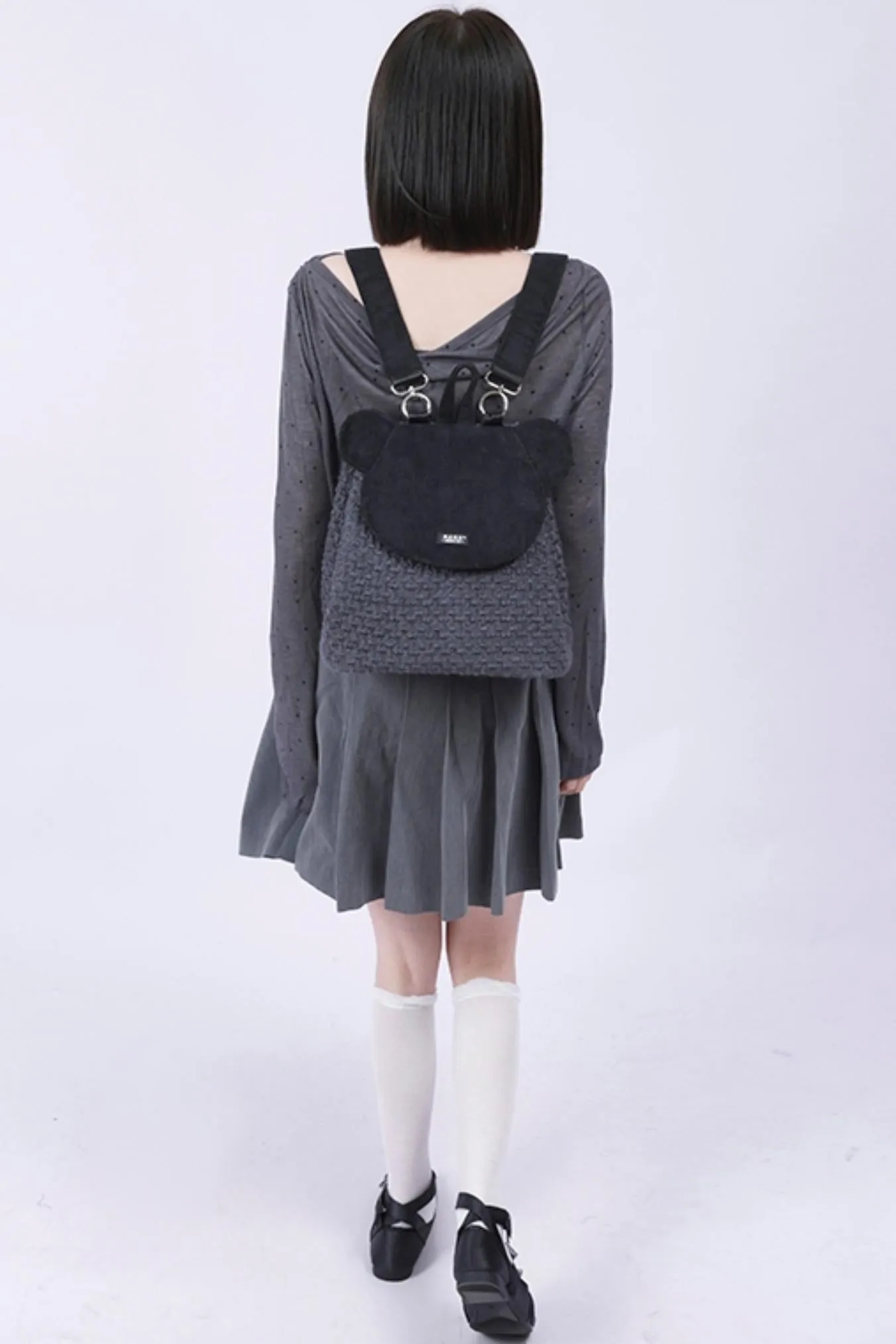 Patchwork Bear Crossbody Bag