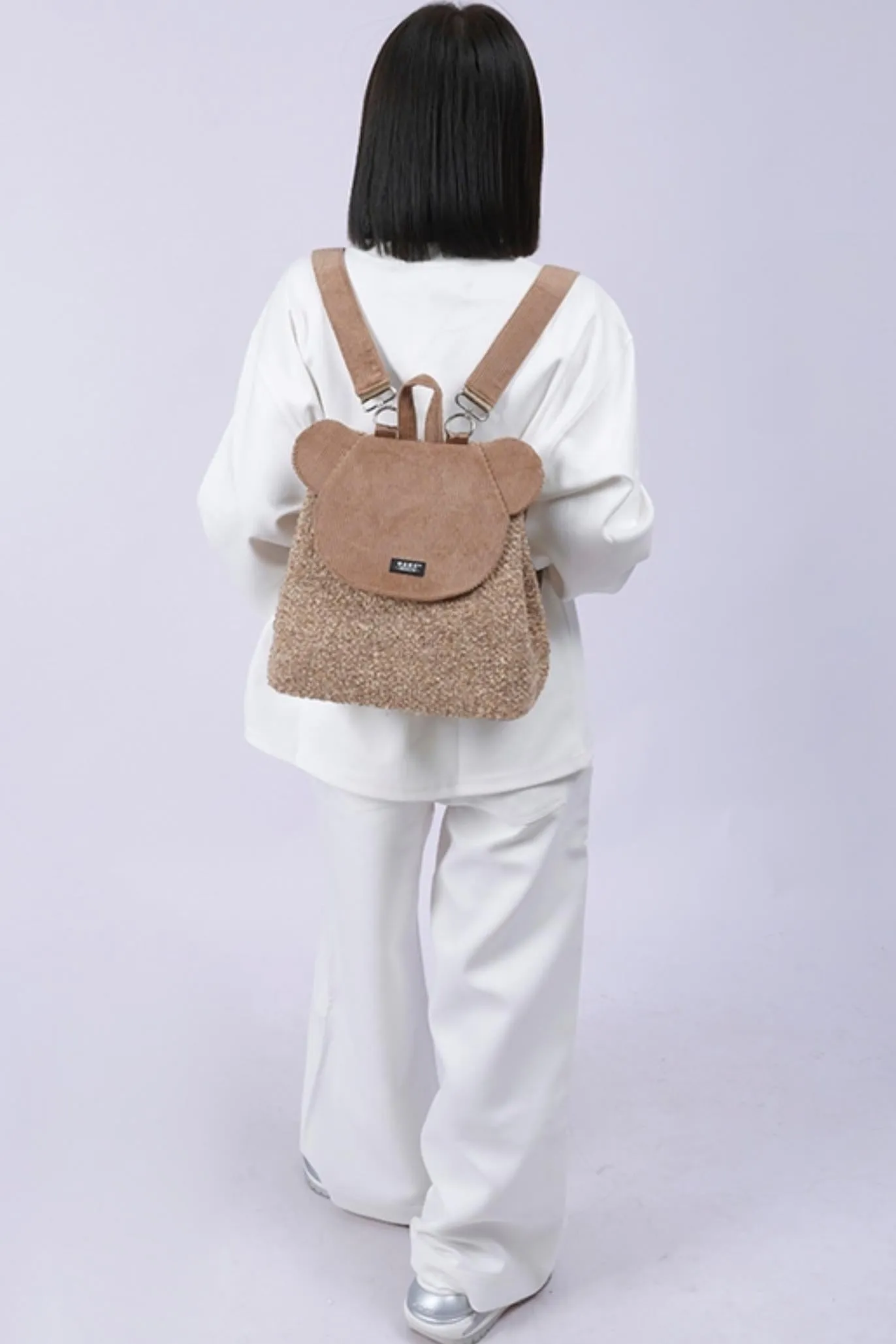 Patchwork Bear Crossbody Bag