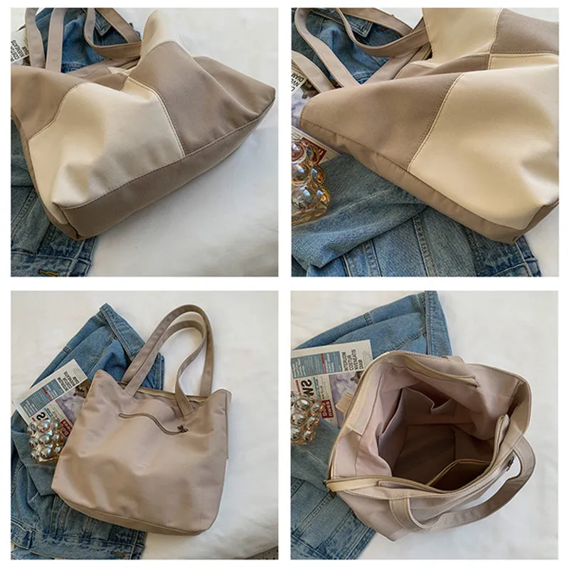 Patchwork Check Shoulder Bag