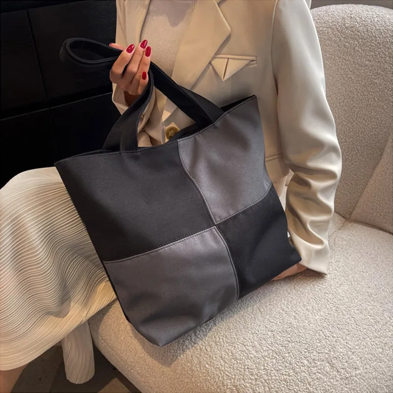Patchwork Check Shoulder Bag