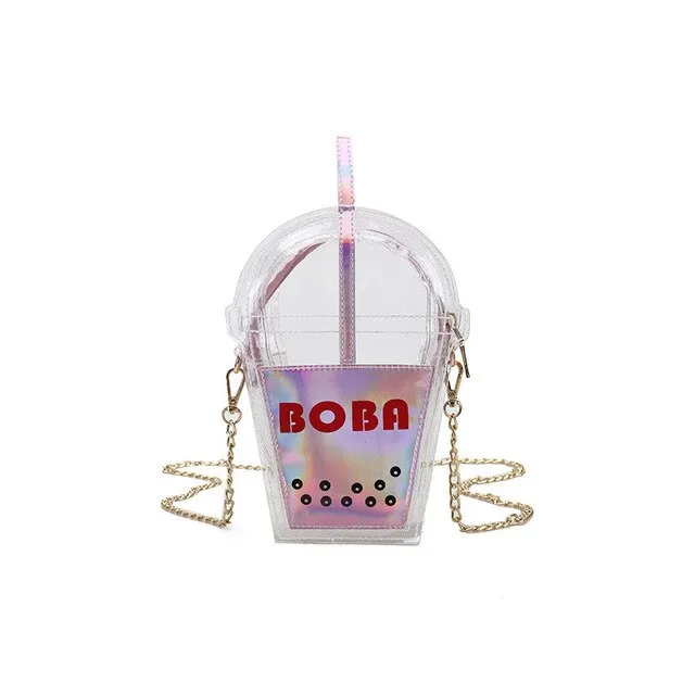 Personality Fun Creative Straw Coke Bottle Crossbody Bag