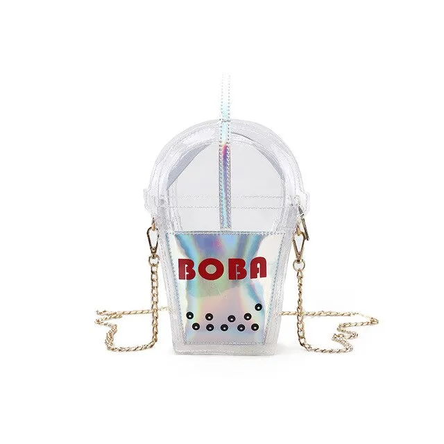 Personality Fun Creative Straw Coke Bottle Crossbody Bag