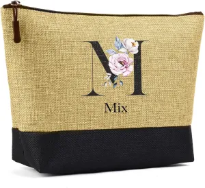 Personalized Names Tote Bags for Women - Custom Initial Bag for Shopping Reusable Gifts for Wedding Christmas