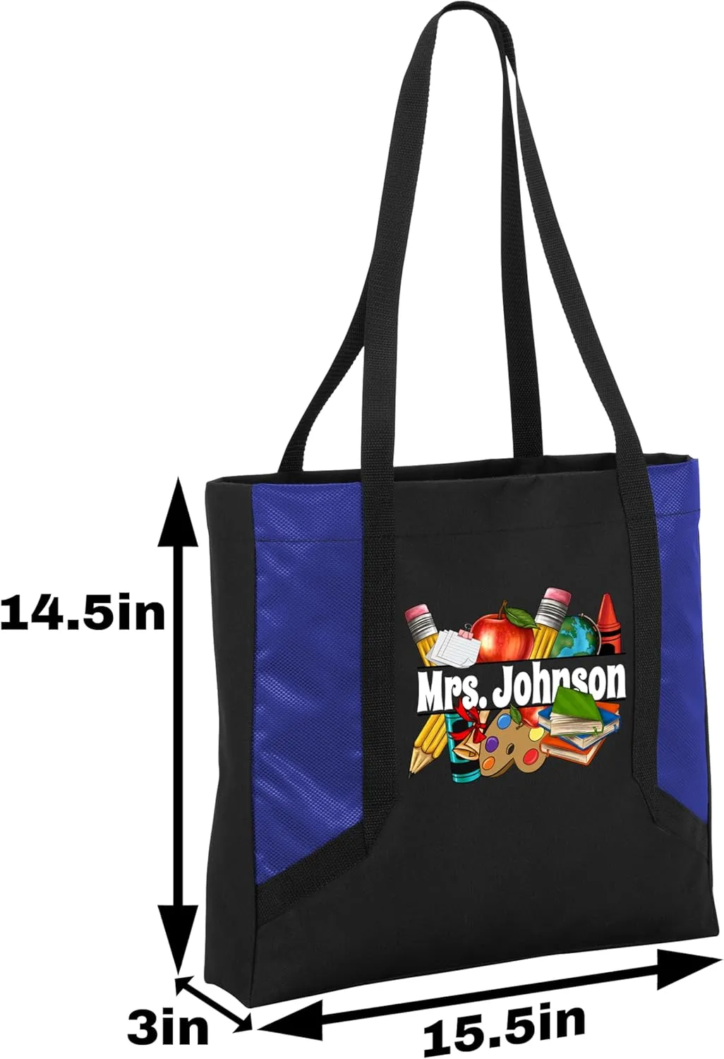 Personalized Teacher Tote Bag - Teacher Bag Daily Use - Teacher Appreciation Gifts - Teacher Tote Bag