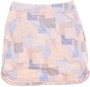 PETER MILLAR Women's Performance Alice Patchwork Petal Skort Skirt XS Blue