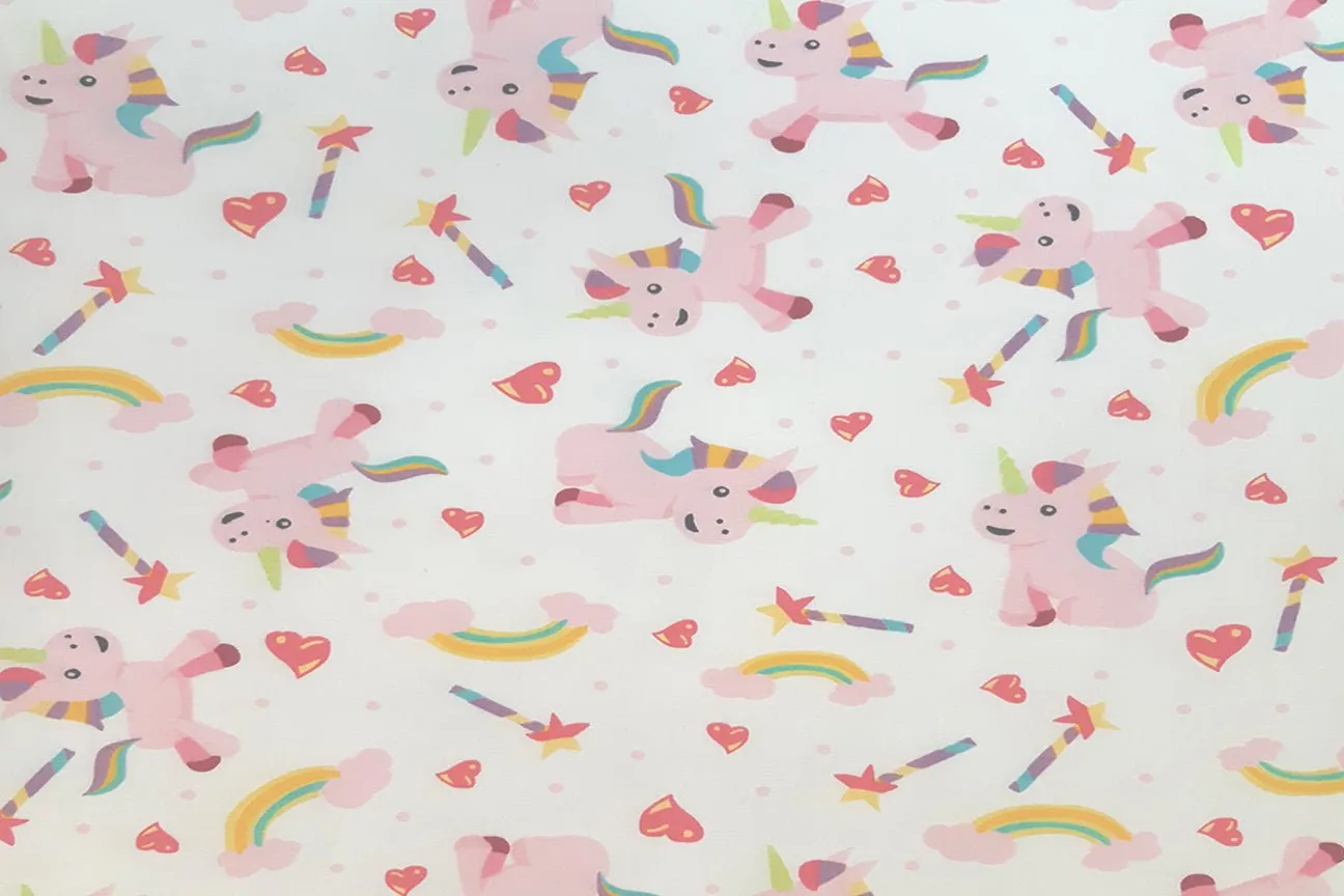 Pink Unicorn Patchwork / Craft Fabric