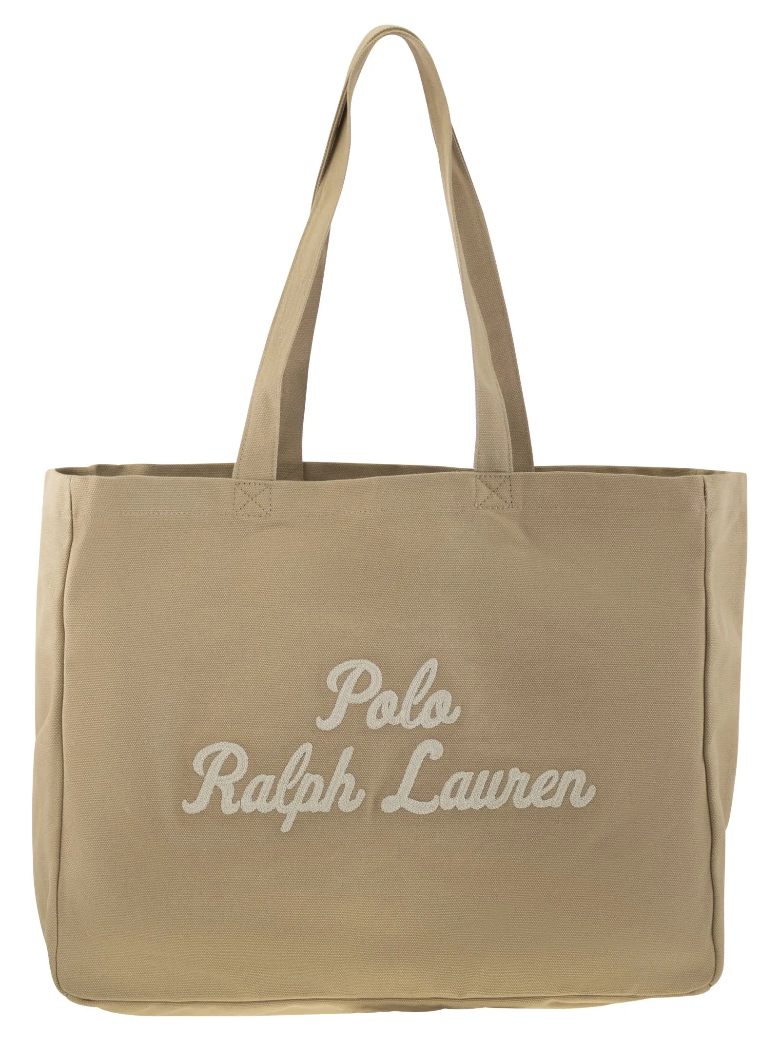 Polo Ralph Lauren broderad duk tote