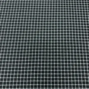 Poly Spandex Jacquard Knit - Black & White #114