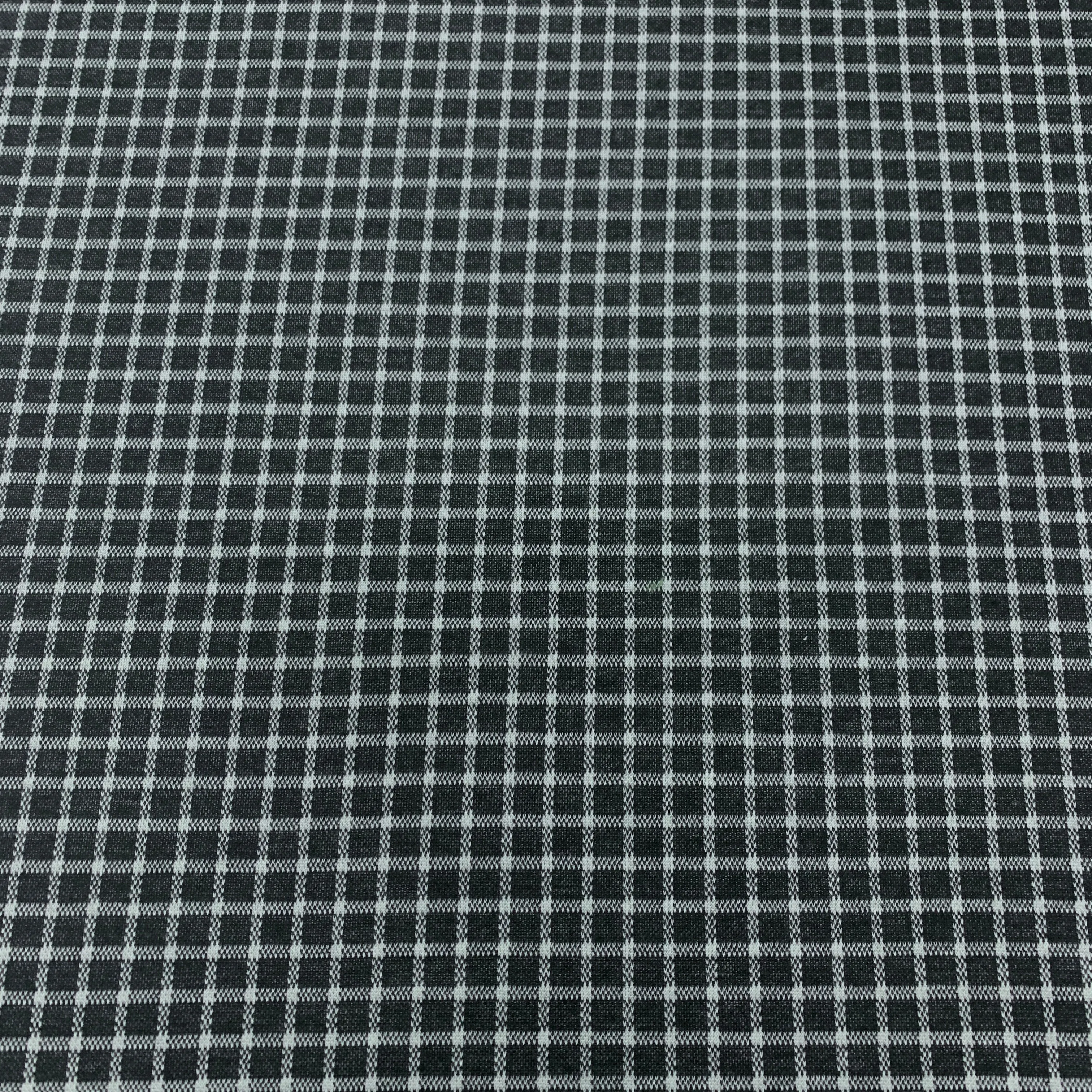 Poly Spandex Jacquard Knit - Black & White #114