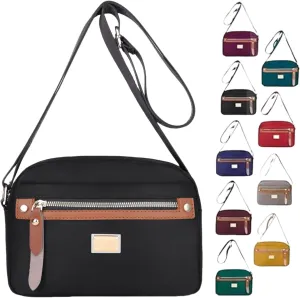 Popularate Nylon Crossbody Bag, Women's Nylon Crossbody Bag Popularate, Waterproof Bags