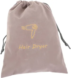 Portable Hair Dryer Bag Durable Fabric Drawstring Storage Pouch for Travel Multipurpose Hair Dryer Carrier Lightweight Sturdy Design for Easy Use