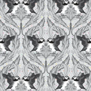 PRE-ORDER GRAYWORK Tula Pink  - Huffin & Puffin - Whisper