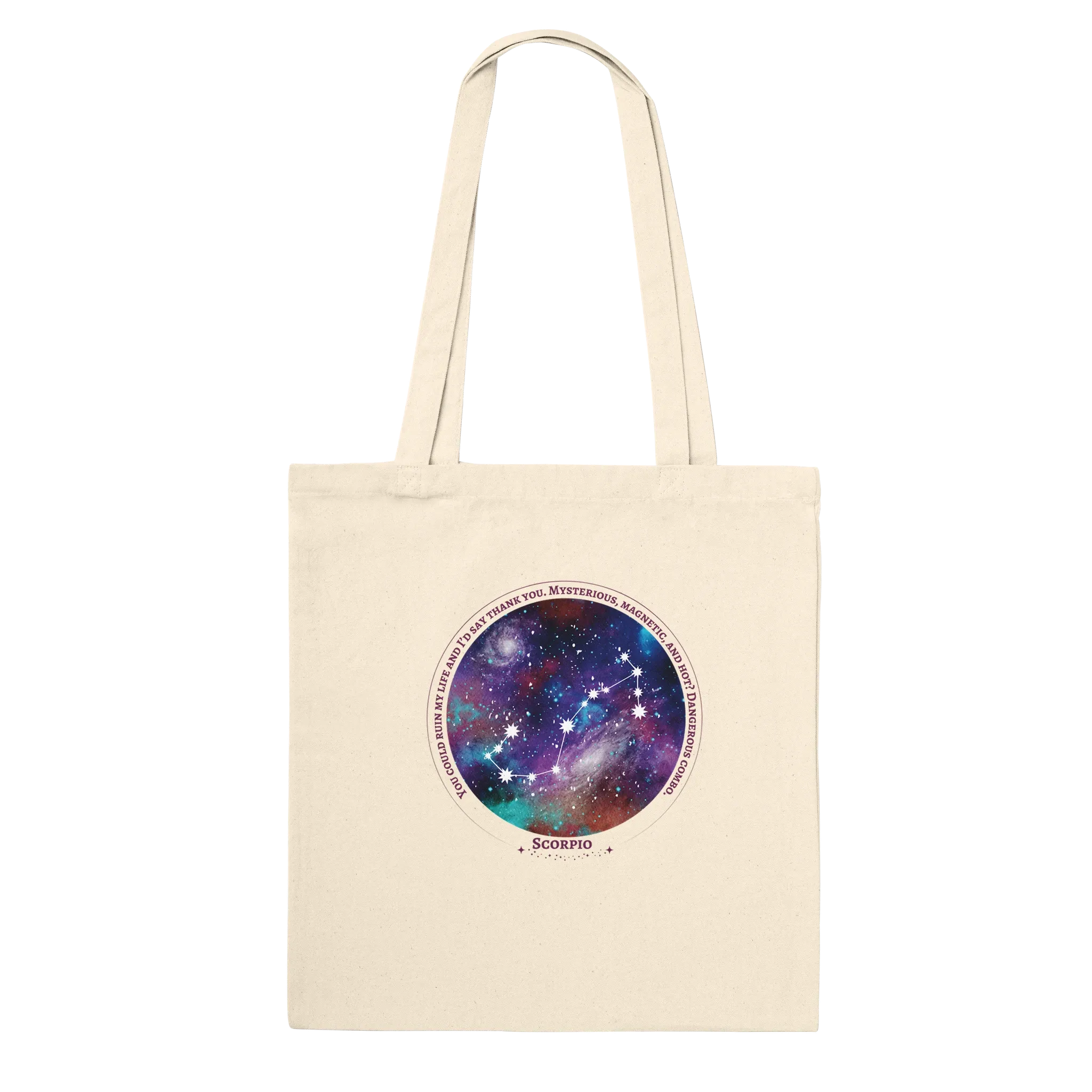 Premium Zodiac Tote Bag Gift for Astrology Fans