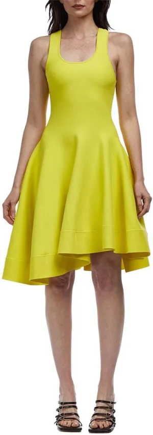 Proenza Schouler Women's Matte Viscose Knit Ruffle Dress
