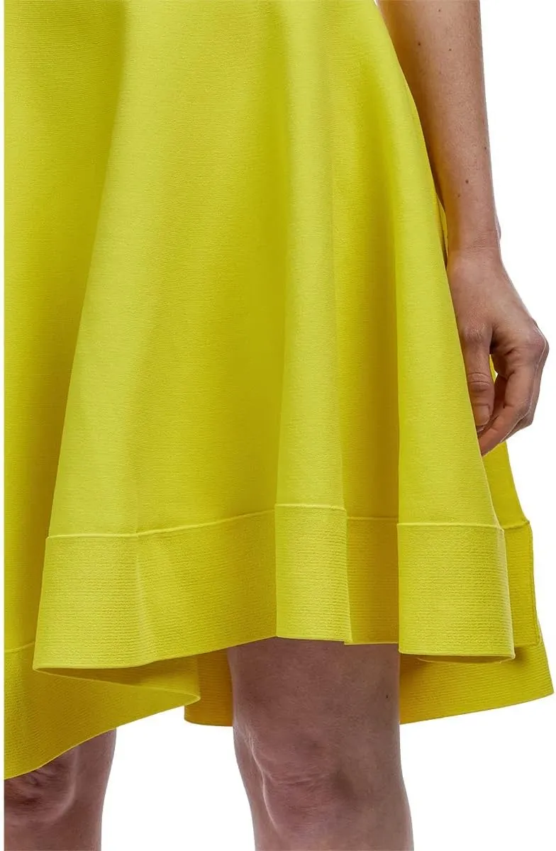 Proenza Schouler Women's Matte Viscose Knit Ruffle Dress