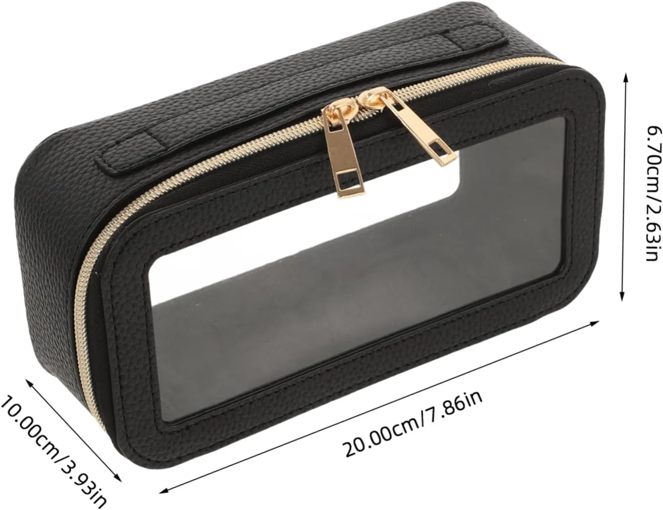 Pu Makeup Pouch Bag Waterproof Travel Case Brush Holder Makeup Organizer for Vanity