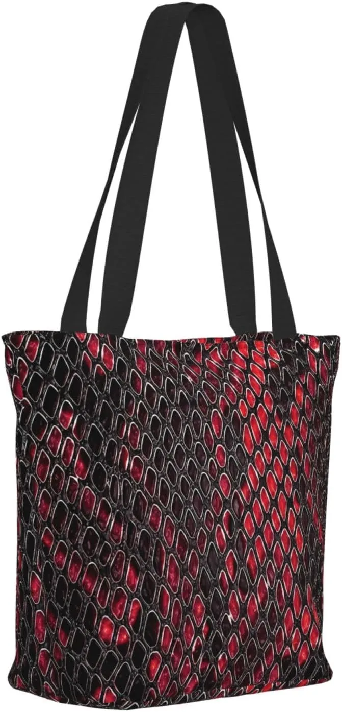 Pure White Snowflake Tote Bag Women Reusable Shopping Bags Shoulder Bag Portable Storage HandBags
