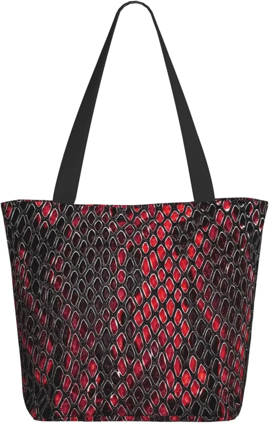Pure White Snowflake Tote Bag Women Reusable Shopping Bags Shoulder Bag Portable Storage HandBags
