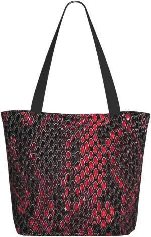 Pure White Snowflake Tote Bag Women Reusable Shopping Bags Shoulder Bag Portable Storage HandBags