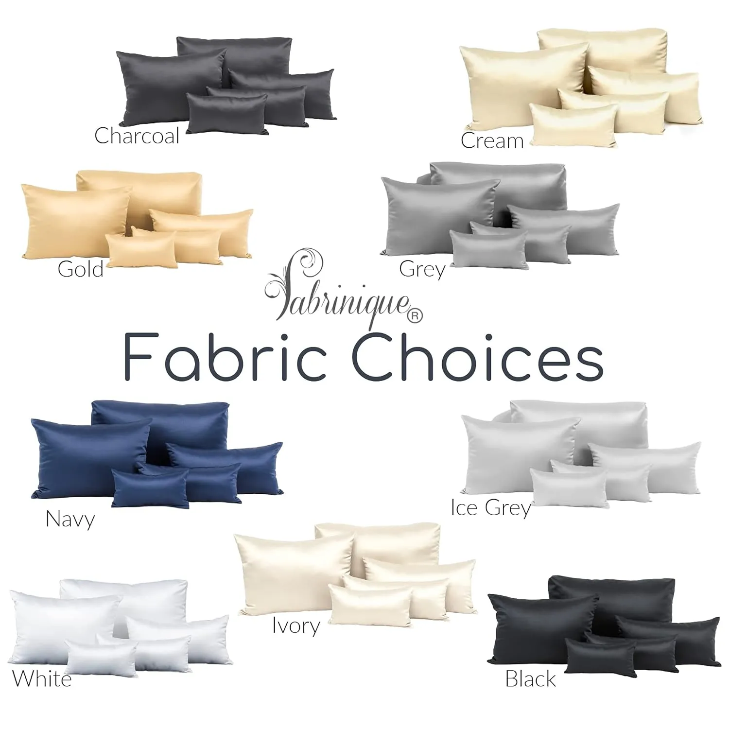 Purse Insert Pillows - Custom Cushioned Handbag Fillers by Fabrinique - Set of Shaper Inserts Made to Maintain Small to Large Purses - Prevents Creases and Damage (Charcoal, XXS-S, 3PC Set)