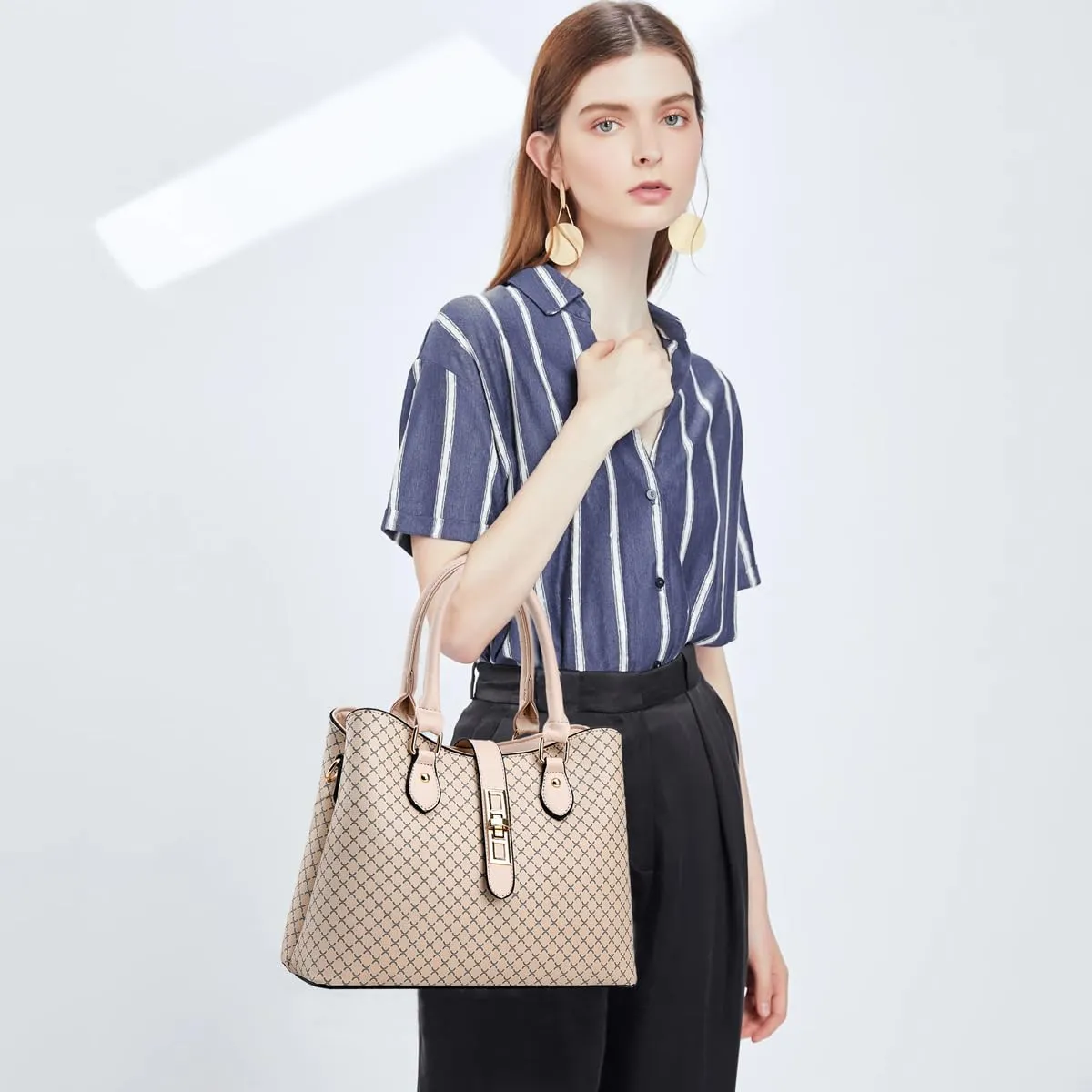 Purses and Handbags for Women Crossbody PU Leather Tote Top Handle Satchel Shoulder Bags