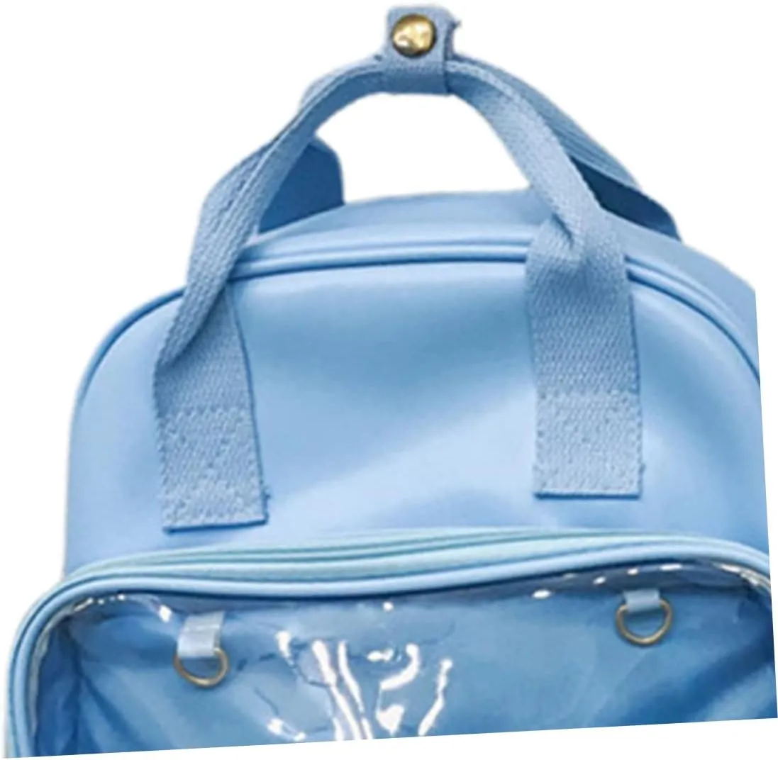 Pvc Candy Backpack School Bag for Girls Tote Bags for School Super Spacious Comfortable for Ages