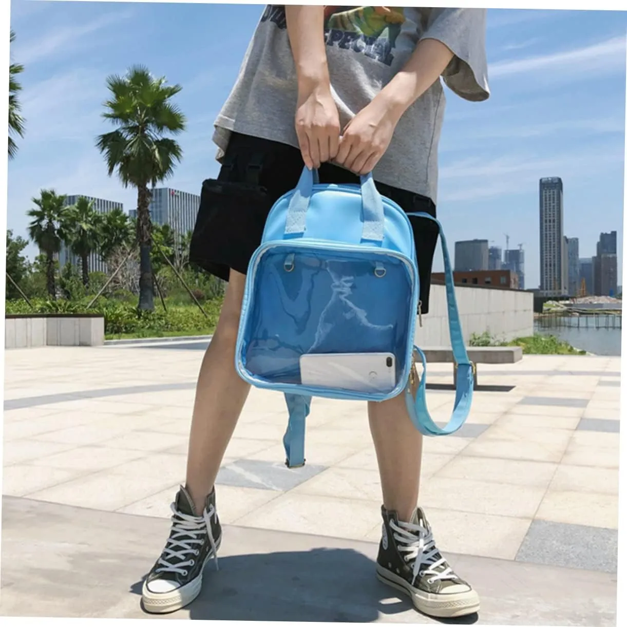 Pvc Candy Backpack School Bag for Girls Tote Bags for School Super Spacious Comfortable for Ages