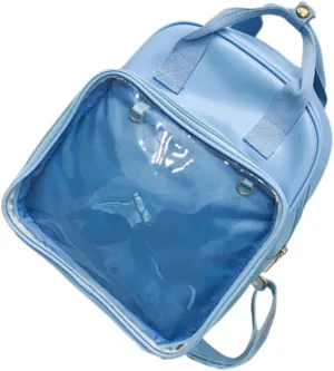 Pvc Candy Backpack School Bag for Girls Tote Bags for School Super Spacious Comfortable for Ages