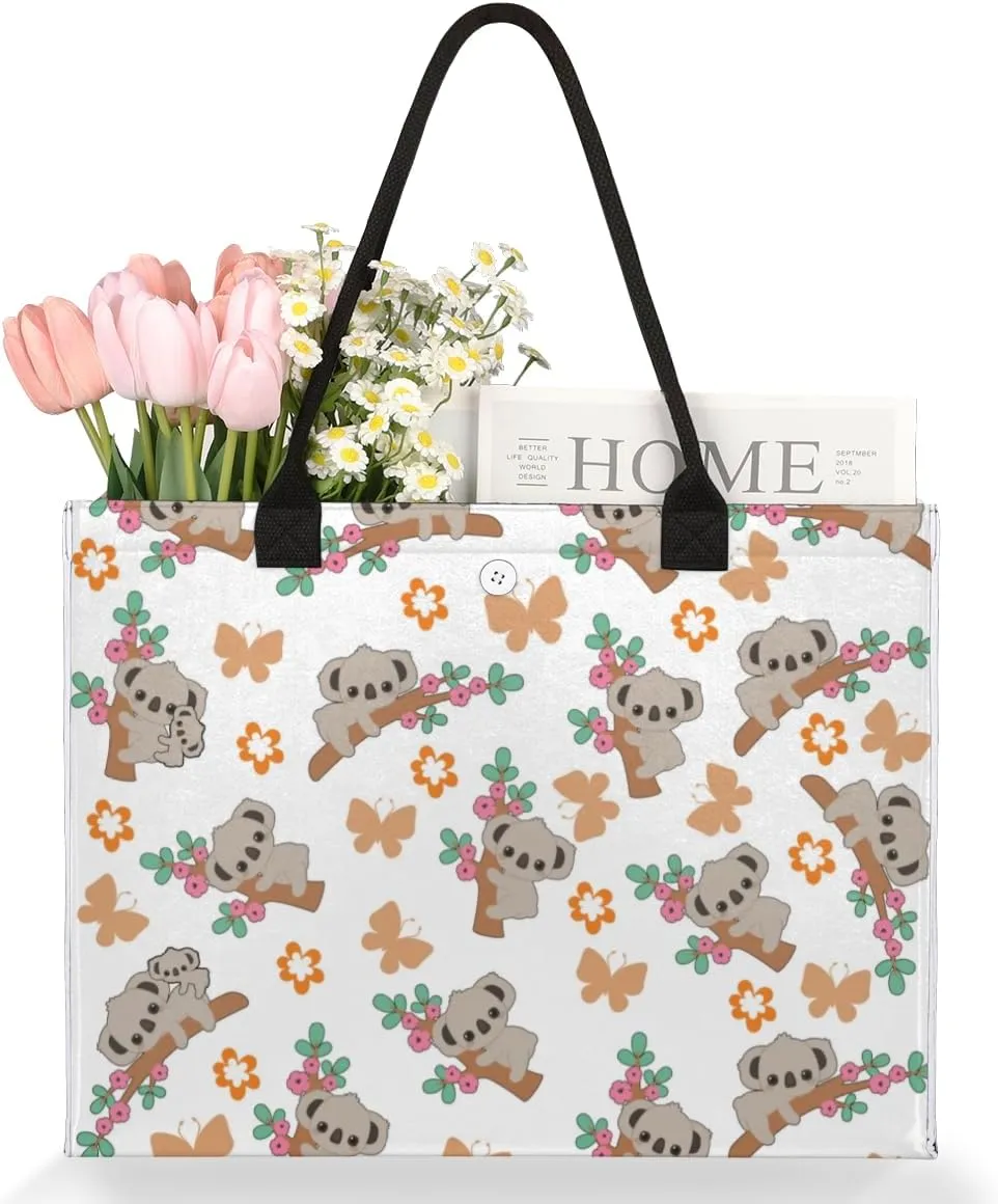 QsirBC Abstract Design Decor Tote Bag for Women Shoulder Bags with Pockets Handbags Purses Large Totes
