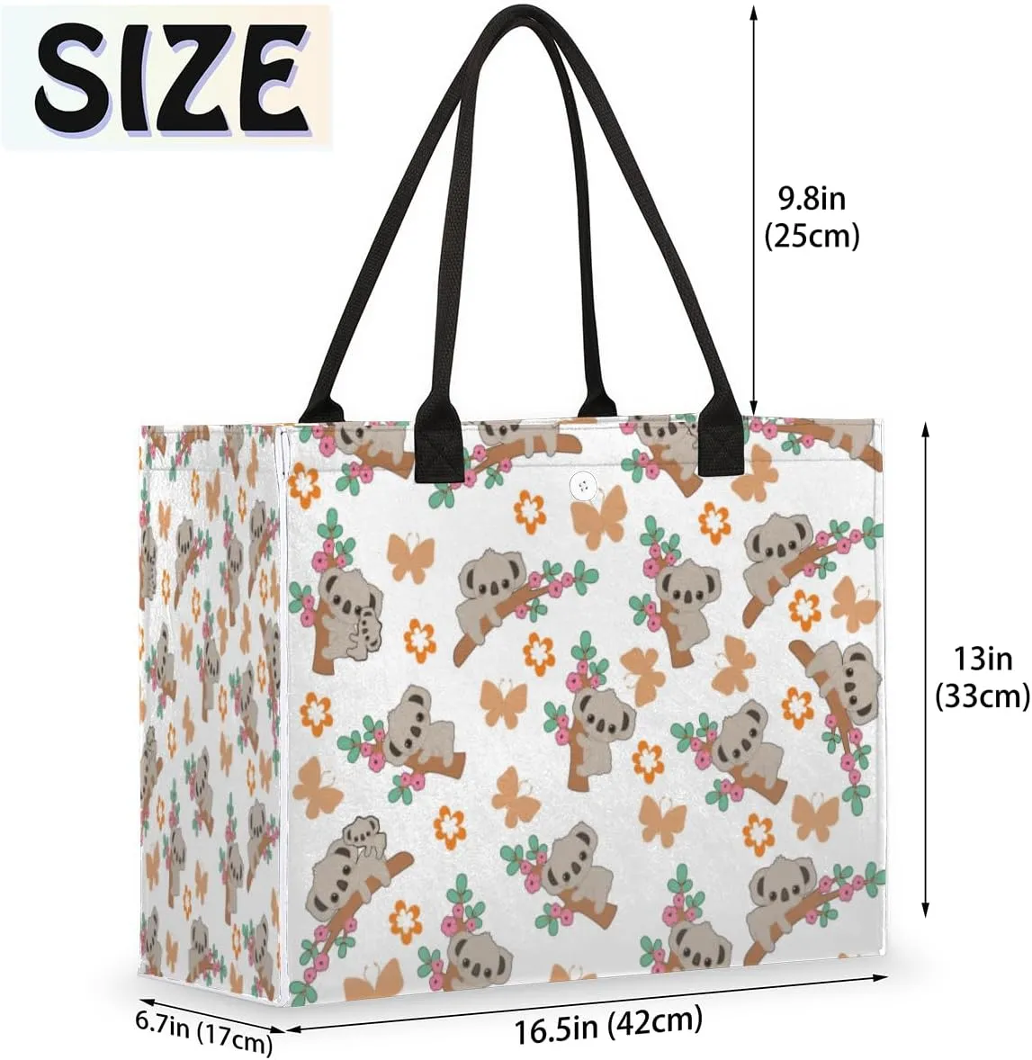 QsirBC Abstract Design Decor Tote Bag for Women Shoulder Bags with Pockets Handbags Purses Large Totes