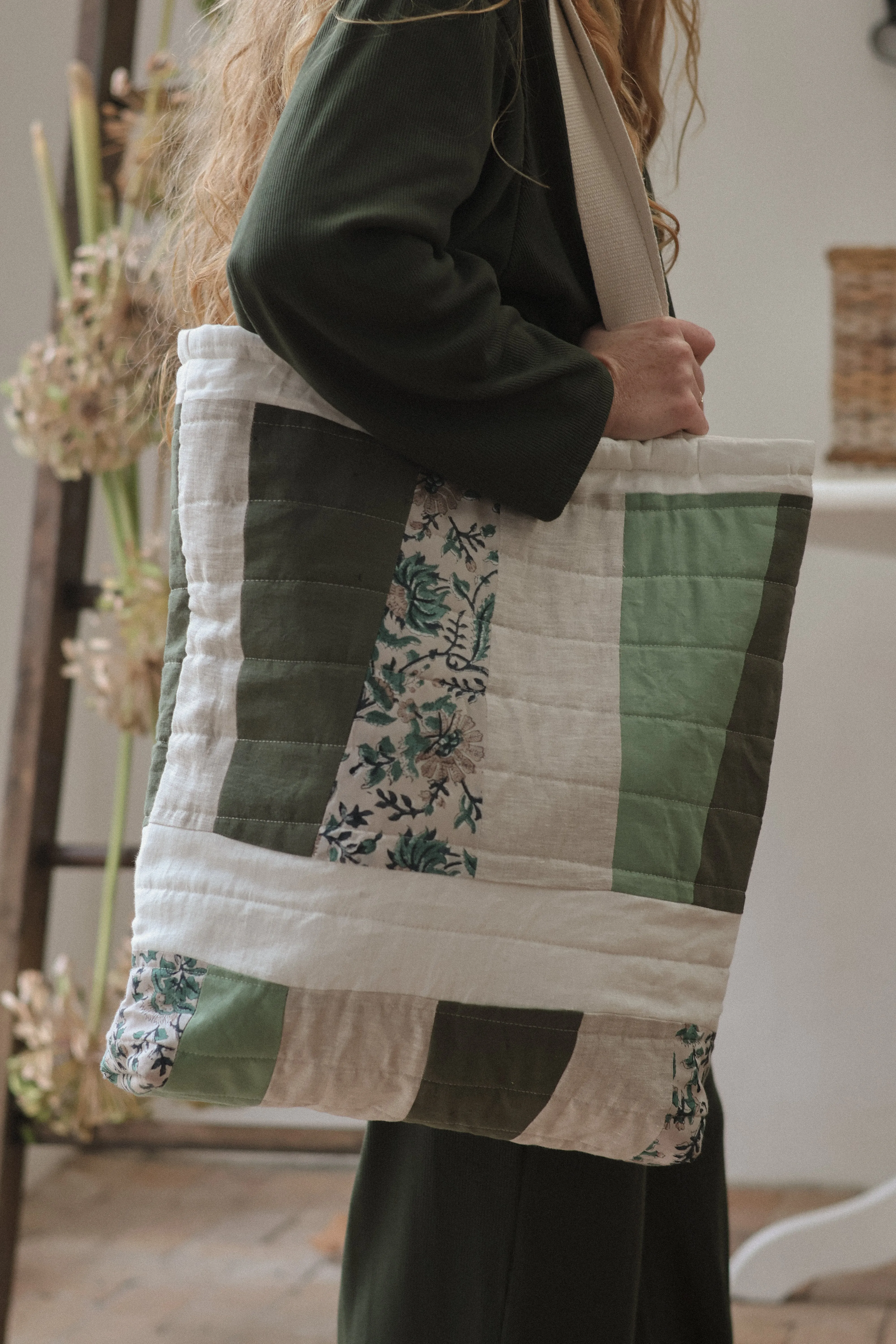 Quilted Tote Bag