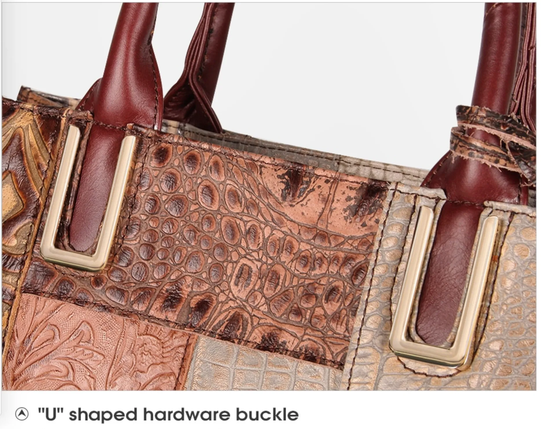 "Arna Lisa" Collection - Legend Genuine Leather Luxury Handbags Women Designer Hand Bag Female Retro Patchwork Totes Crocodile Shoulder/Crossbody Bags