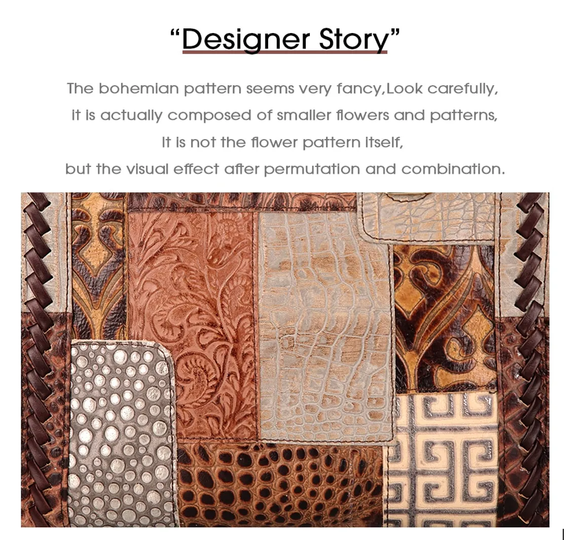 "Arna Lisa" Collection - Legend Genuine Leather Luxury Handbags Women Designer Hand Bag Female Retro Patchwork Totes Crocodile Shoulder/Crossbody Bags