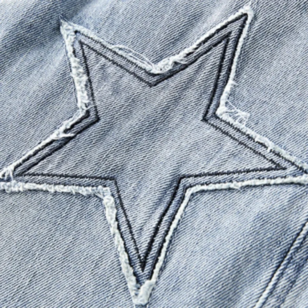 "Urban Star Patchwork Straight Leg" Jeans