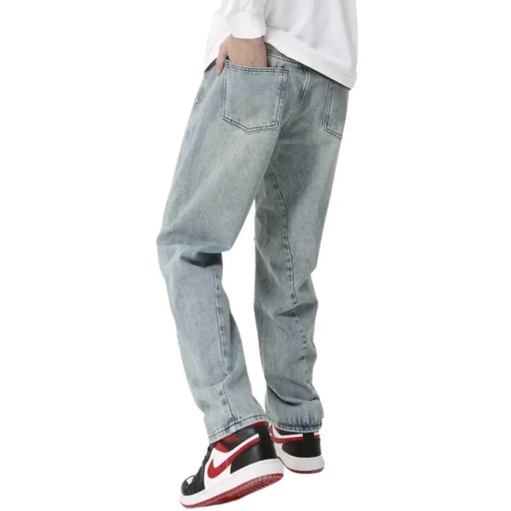 "Urban Star Patchwork Straight Leg" Jeans