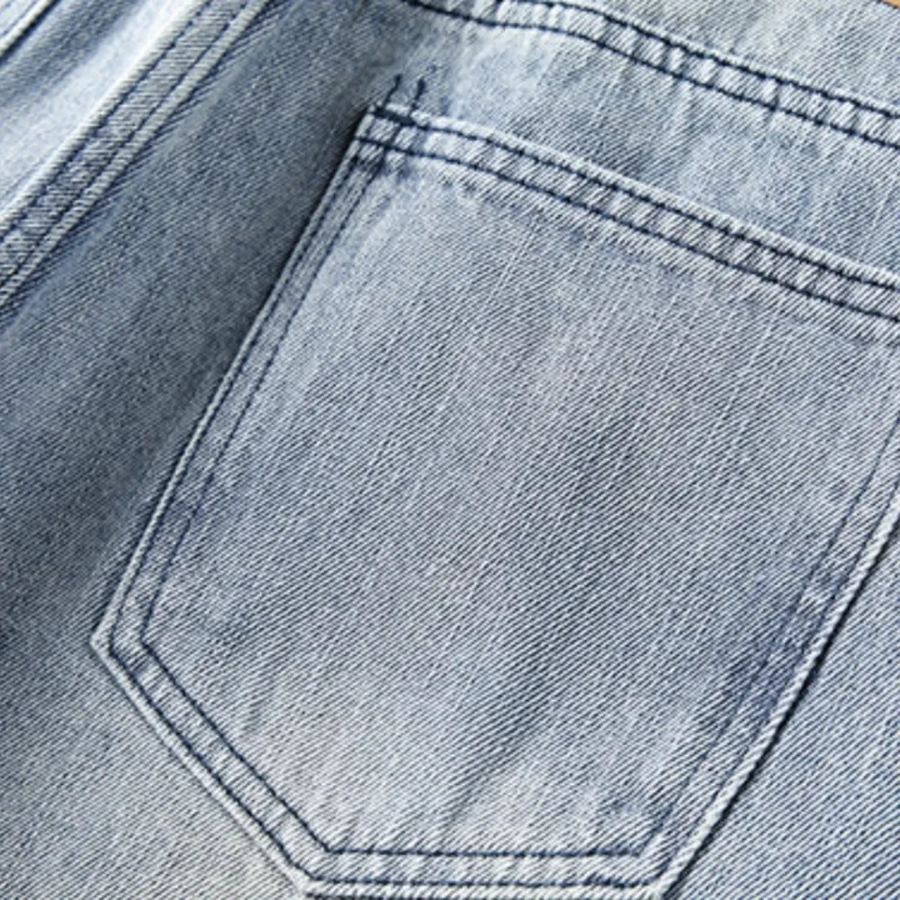 "Urban Star Patchwork Straight Leg" Jeans