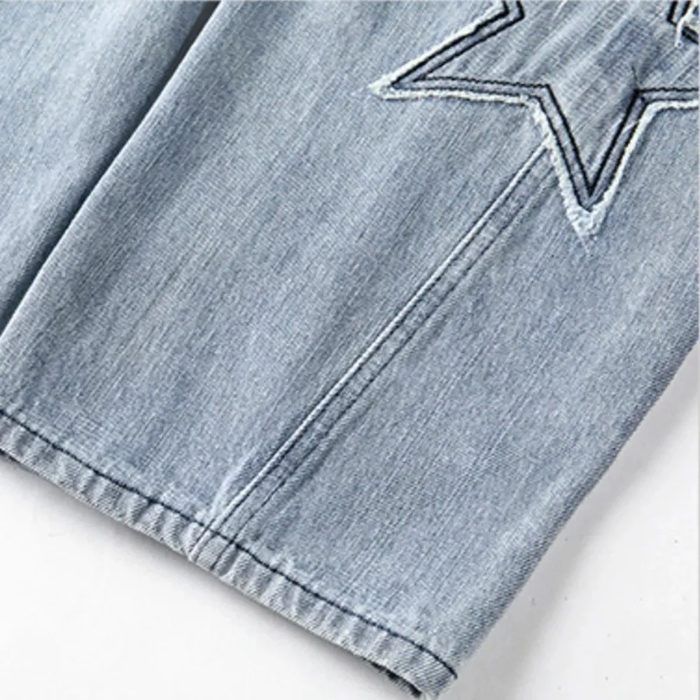 "Urban Star Patchwork Straight Leg" Jeans