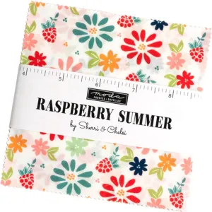 Raspberry Summer Charm Pack by Sherri & Chelsi; 42-5" Precut Fabric Quilt Squares