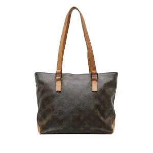  Resilient M51148 Brown Vuitton Monogram Louis Shoulder Top value PVC Bag Cabaret Vuitton Louis Leather
