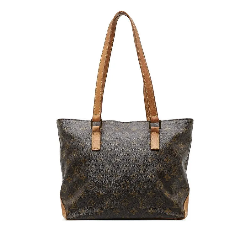  Resilient M51148 Brown Vuitton Monogram Louis Shoulder Top value PVC Bag Cabaret Vuitton Louis Leather