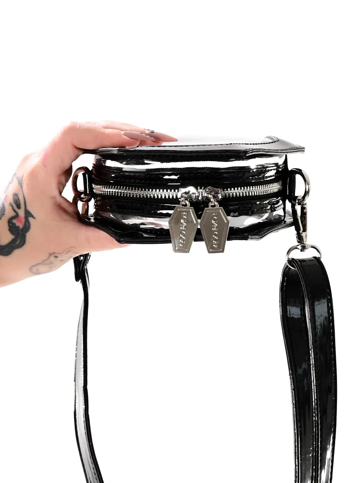 RESTOCKED! Clear Coffin Crossbody Bag FOXBLOOD