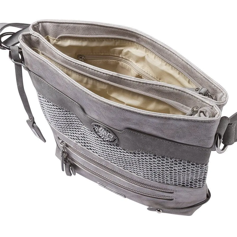 Rieker H1346-40 Handbag Zipper - Grey - Size S
