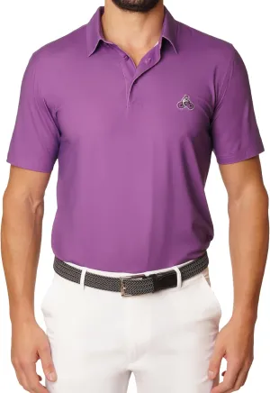Robert Graham Men's Pedaling Pup Short Sleeve Knit Polo Shirt