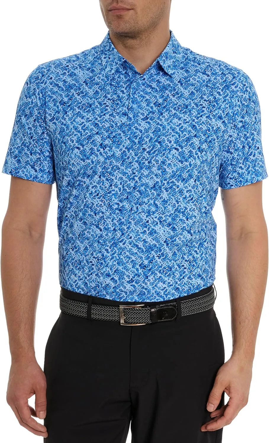 Robert Graham Men's Tyne Short Sleeve Knit Polo