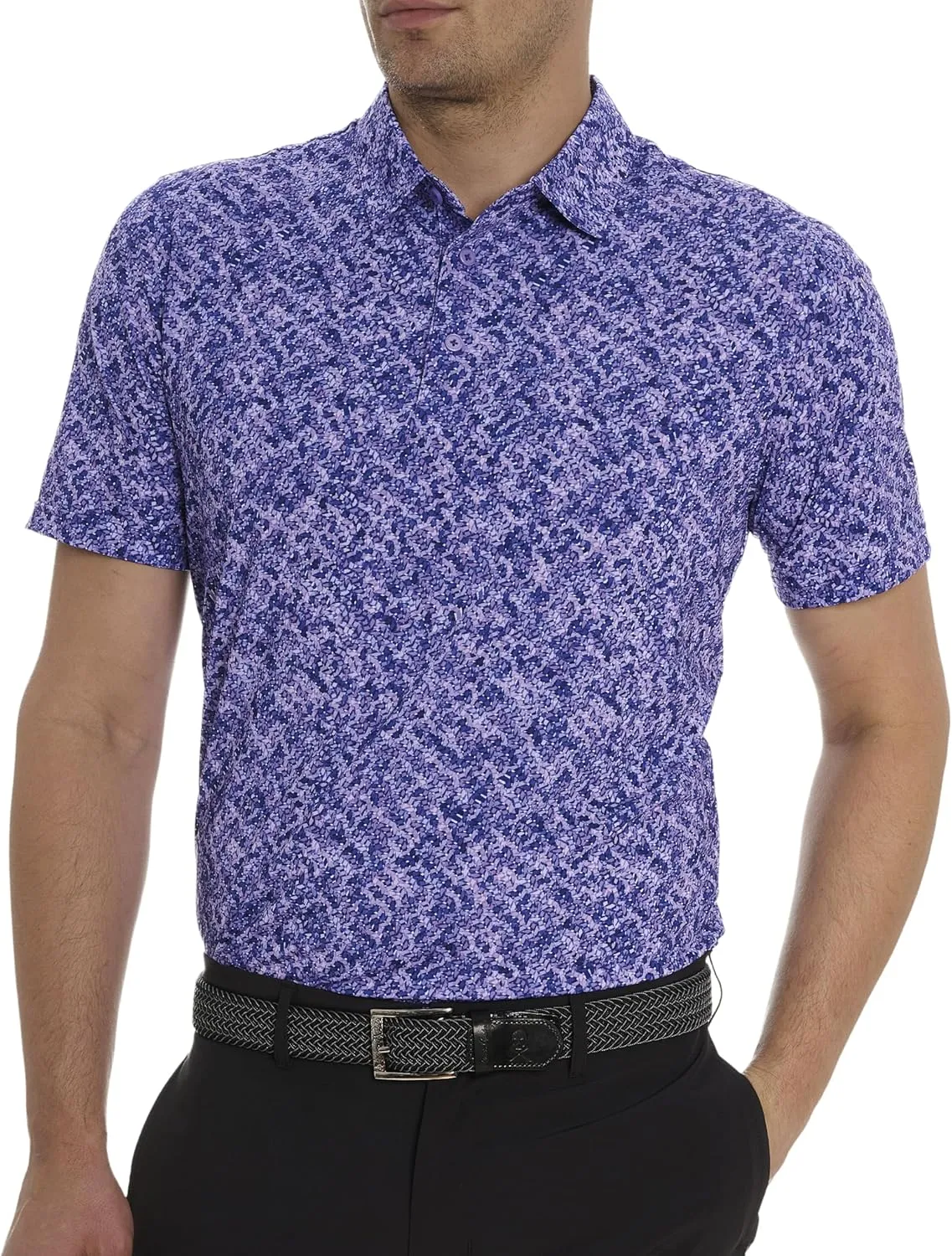 Robert Graham Men's Tyne Short Sleeve Knit Polo