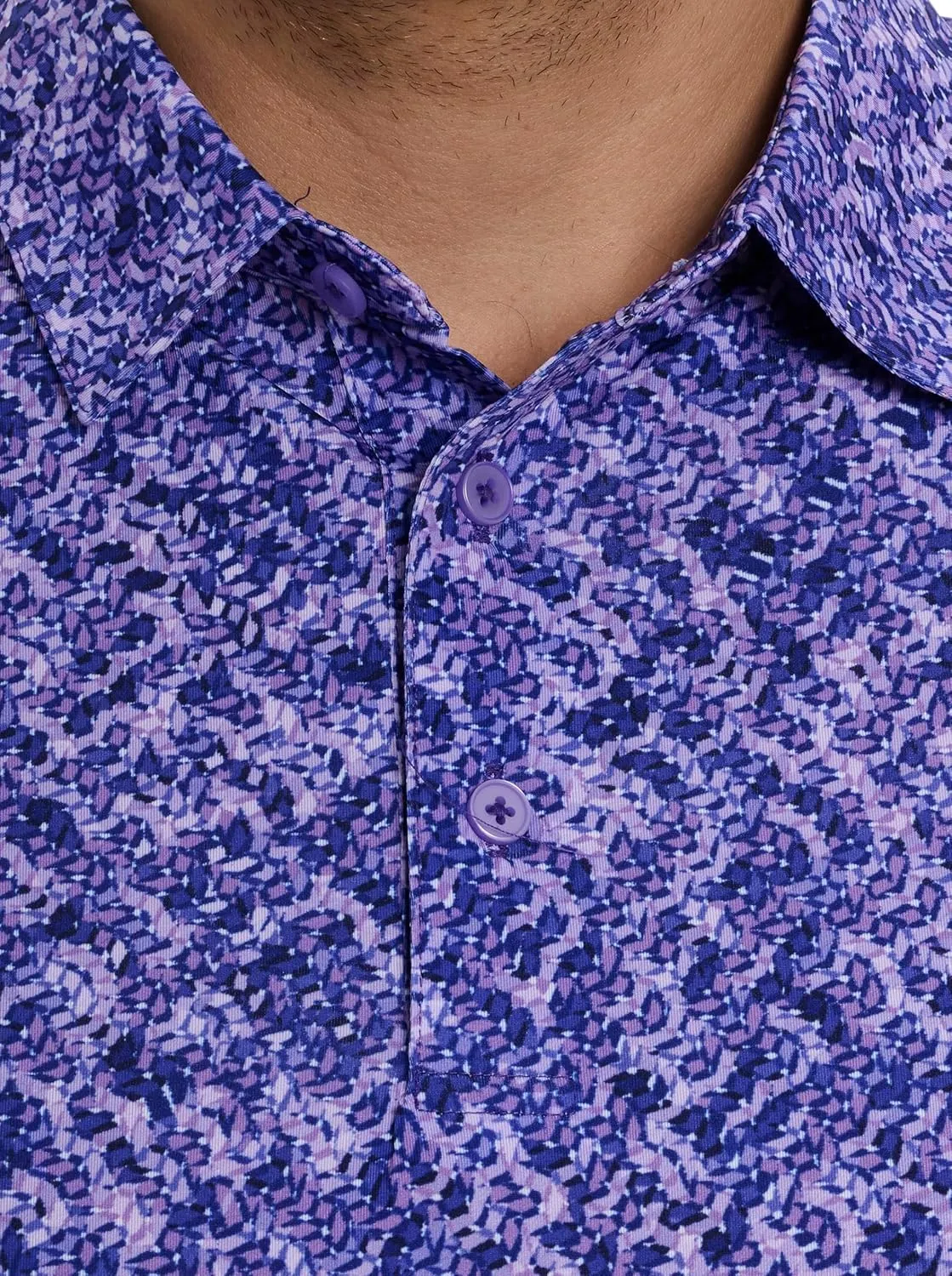 Robert Graham Men's Tyne Short Sleeve Knit Polo
