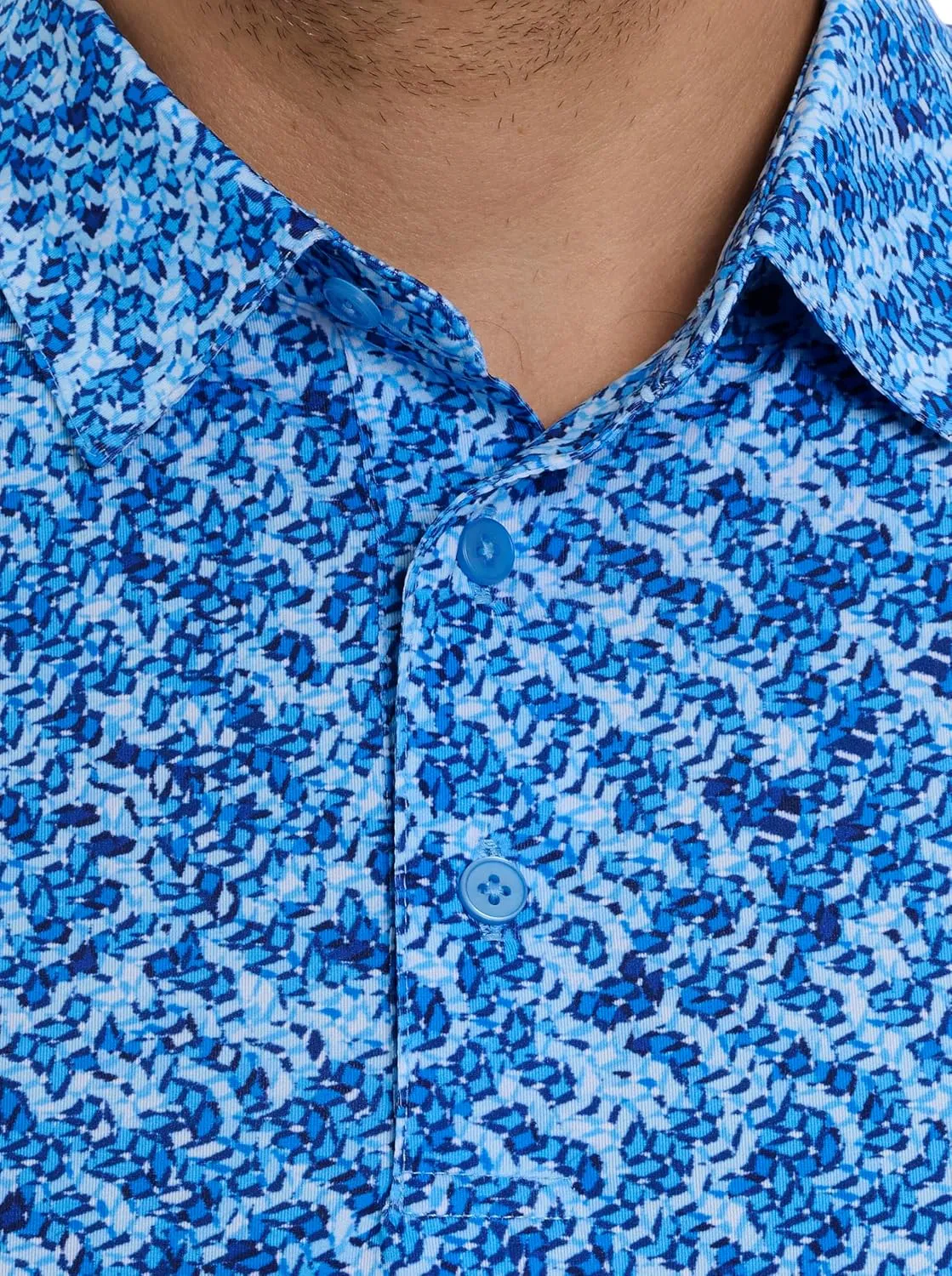 Robert Graham Men's Tyne Short Sleeve Knit Polo