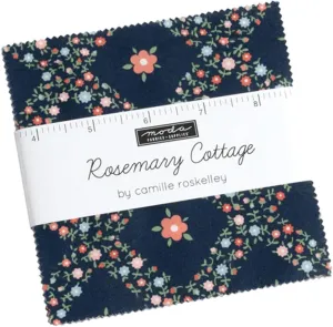 Rosemary Cottage Charm Pack by Camille Roskelley; 42-5" Precut Fabric Quilt Squares